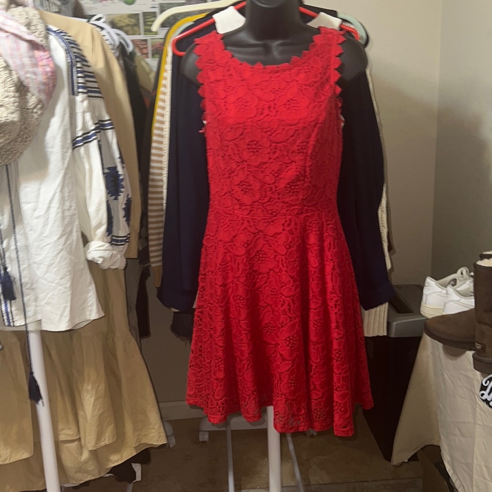 Red dress